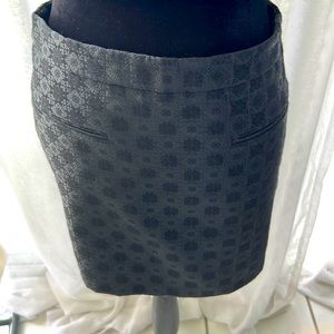 Stella McCartney Black Jacquered mini skirt